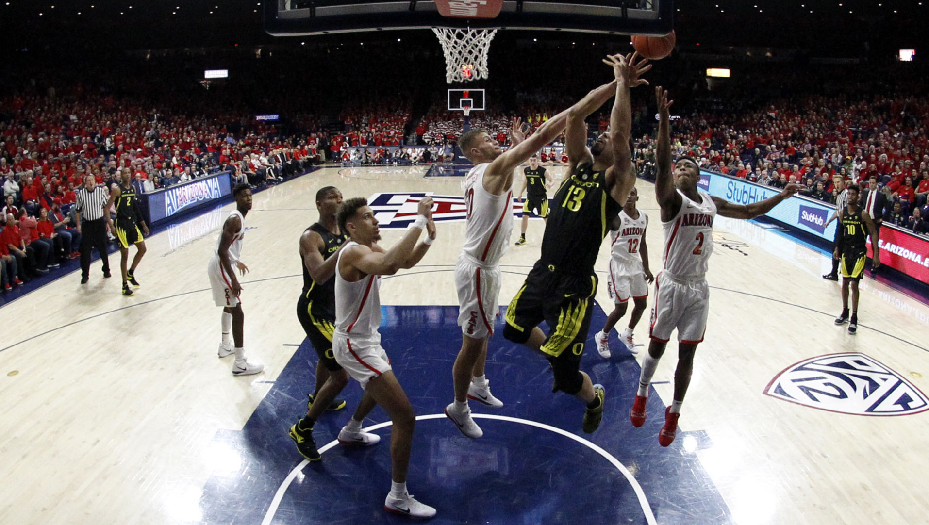 University of Arizona vs Oregon